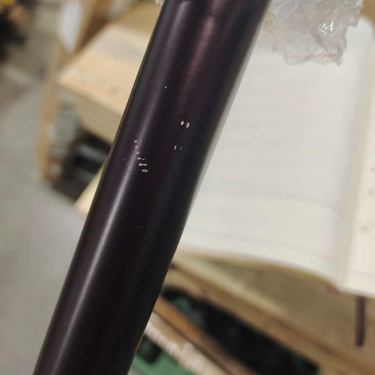 60" Aluminum Straight Shower Curtain Rod Oil Rubbed Bronze Finish H419