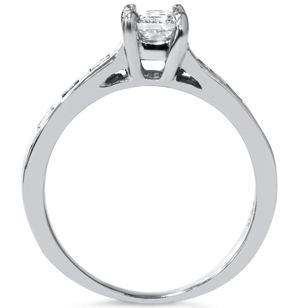14K White Gold Diamond Ring M3063