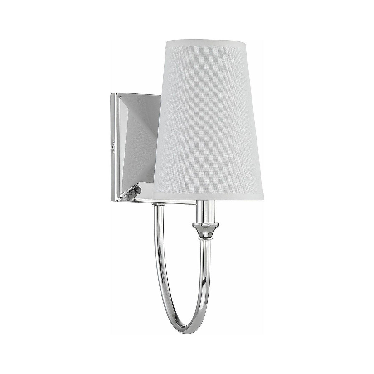 Polished Nickel 1 Light Sconce P4217