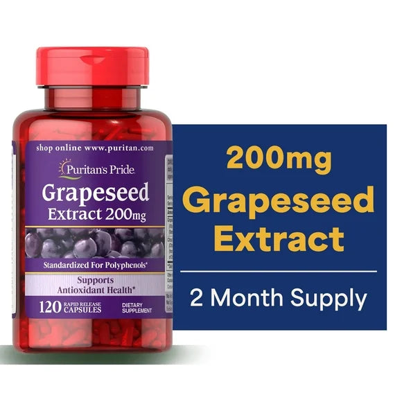 Grapeseed Extract 200 mg 120 Capsules O3123