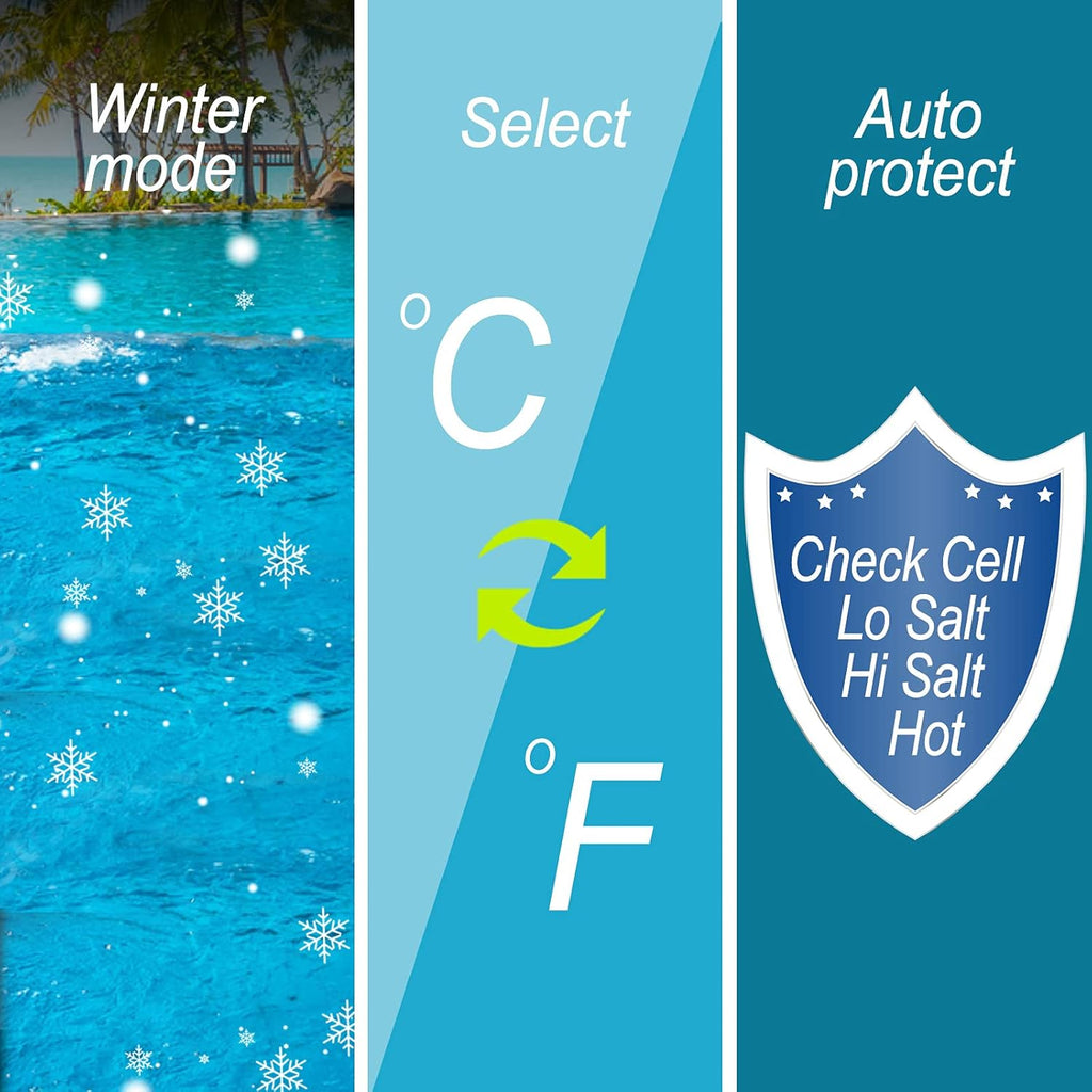Saltwater Pool Chlorine Generator System for 20K Above Ground Pool B1485