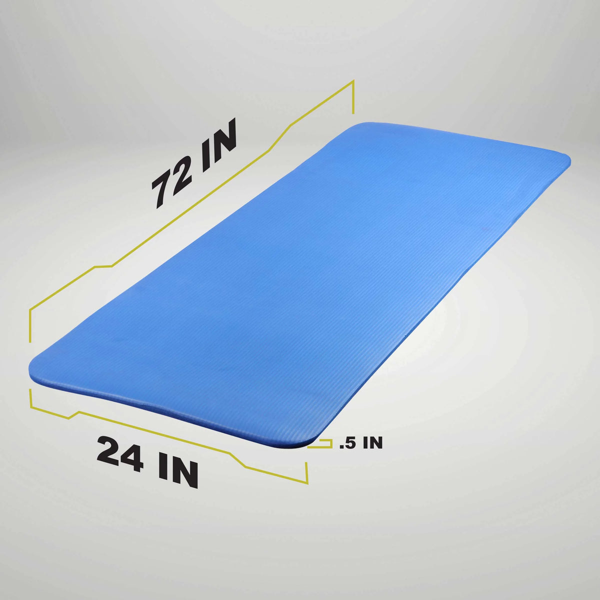 12mm NBR Foam Non-Slip Exercise Fitness Mat Z466993