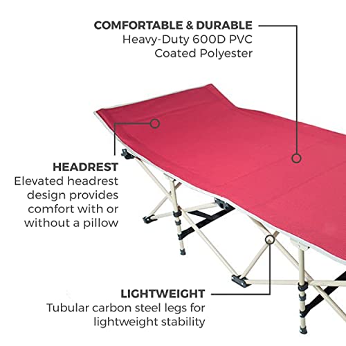 Folding Camping Cot 300 lbs H672471