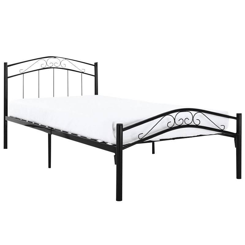 Twin Metal Bed in Black B397091