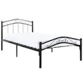 Twin Metal Bed in Black B397091