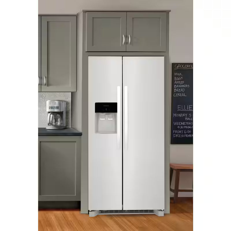 22.3 cu. ft. Side by Side Refrigerator in White I69353