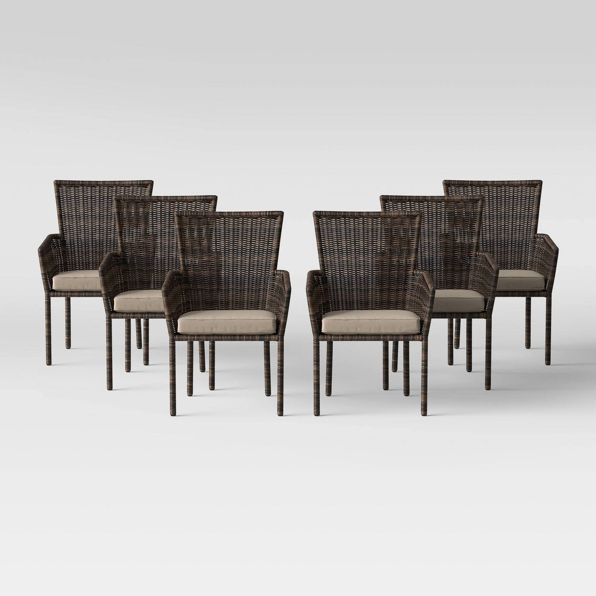 Tan Patio Dining Chair Y813960