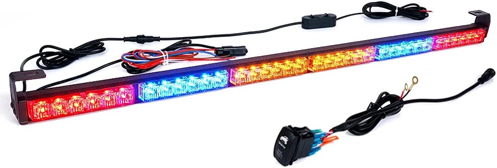 36 Rear LED Chase Light Bars with Strobe Brake Reverse Turn Signal R333