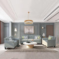 Gray 3 Piece Sofa Loveseat Chair Set U78366