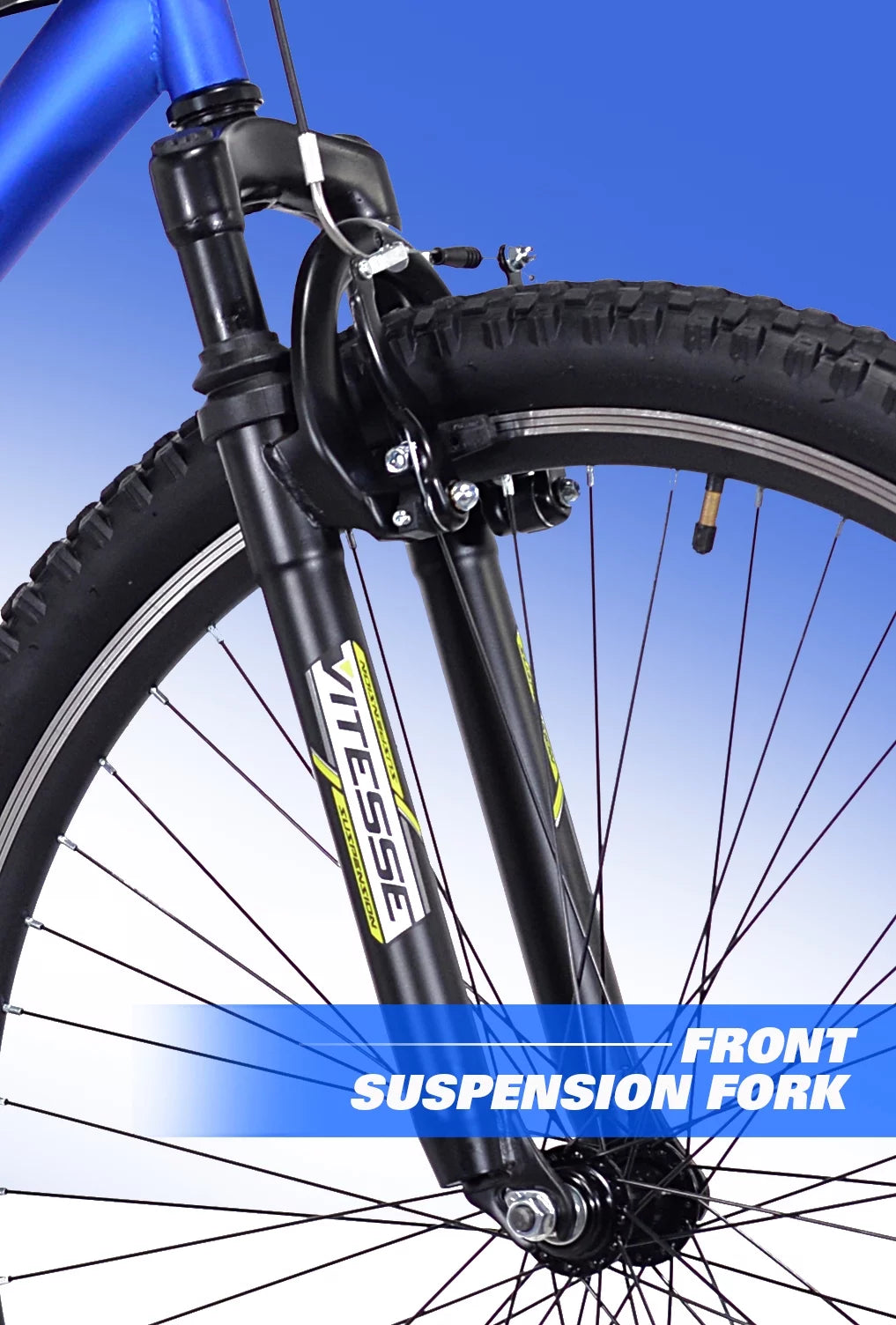 Blue 29 in. Dual Suspension Mountain Bike L1246