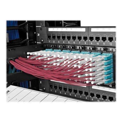 OM4 Fiber Optic Patch Cable 10 ft Magenta X731241