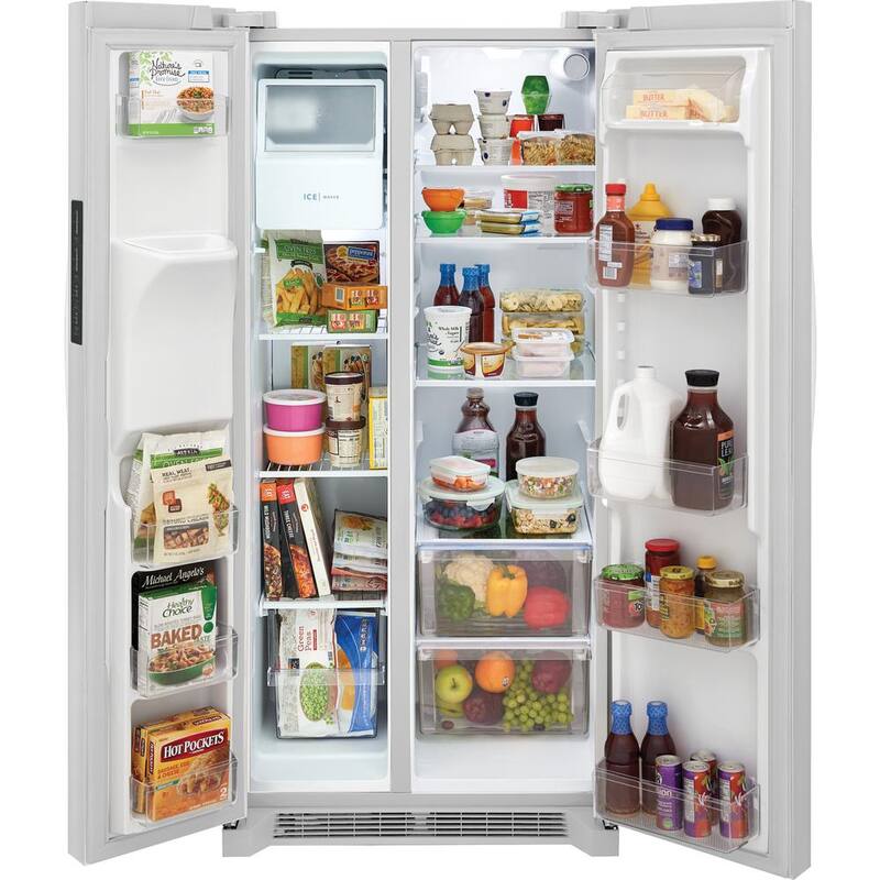 22.3 cu. ft. Side by Side Refrigerator in White I69353