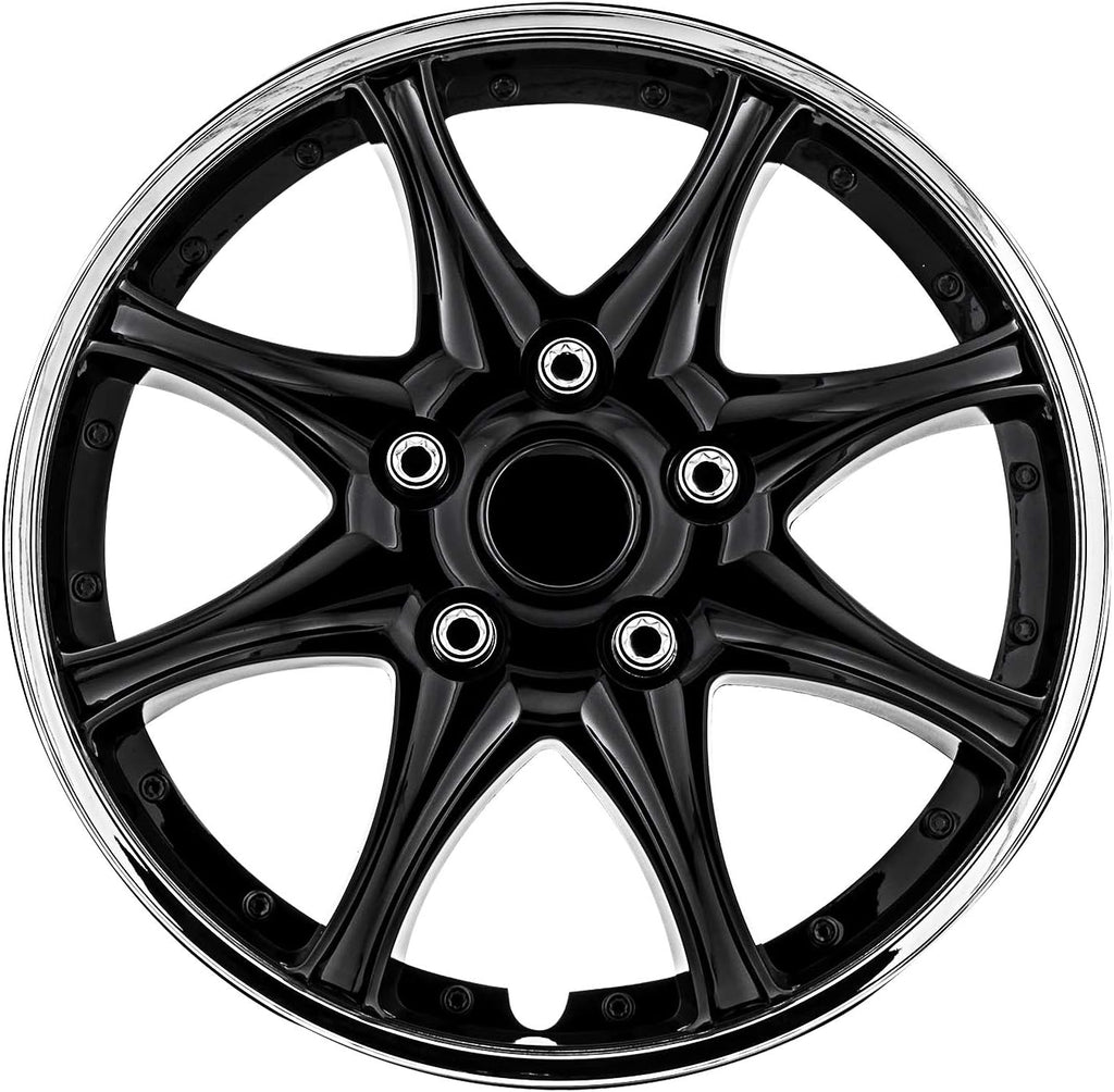 Matte Black Wheel Cover 17" Set of 4 J564557