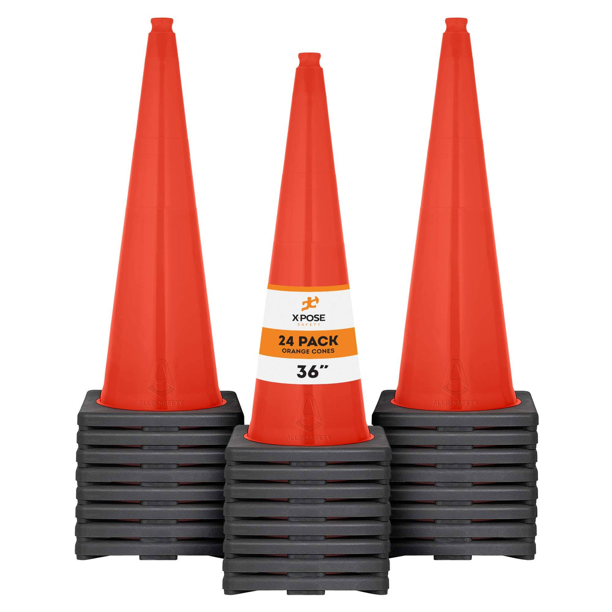Orange PVC Plastic Traffic Cones X59207