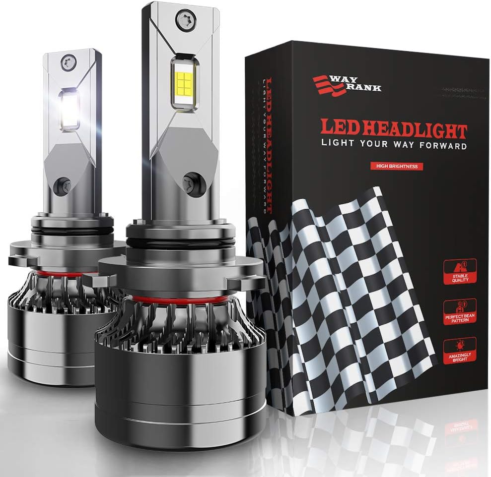 H1 LED Headlight Bulb 120W 20000LM 6000K Cool White Pack of 2 D27822