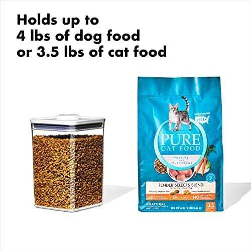 4.4 Qt Pet Food Container with Scoop D384