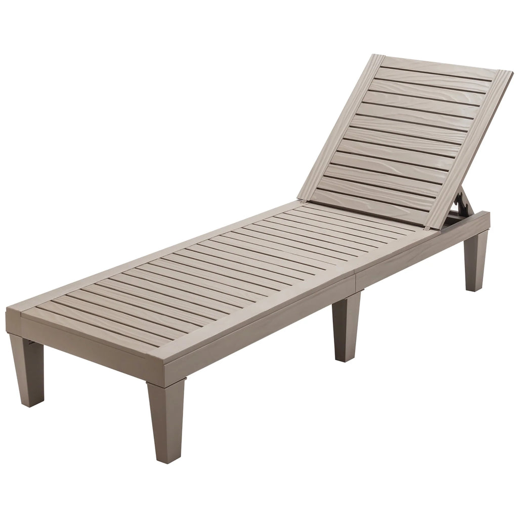 Adjustable Black Patio Lounge Chair I362328