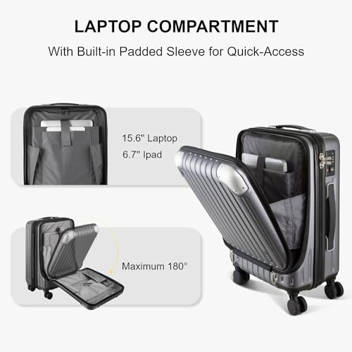 20" Hardside Carry On Suitcase with TSA Lock O869885
