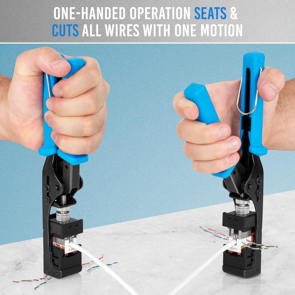 Speed Termination Tool Kit with 20 Cat6/5e Keystone Jacks N881