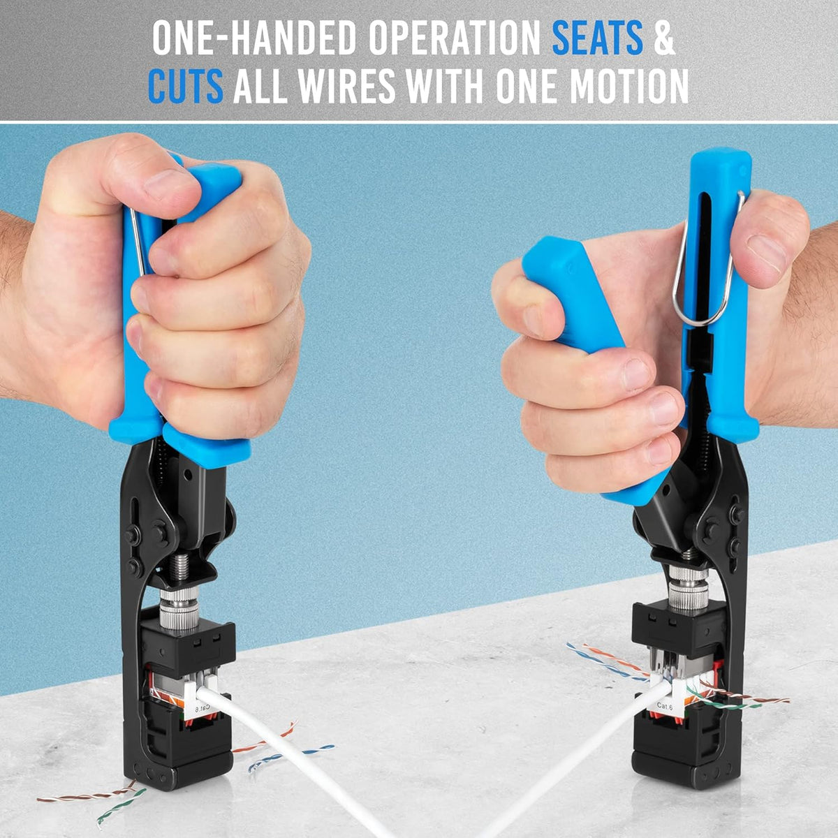 Speed Termination Tool Kit with 20 Cat6/5e Keystone Jacks N881