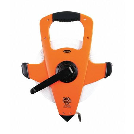 300 ft Fiberglass SAE Orange Long Tape Measure A474022