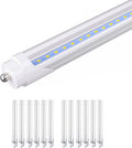 8FT T8 44W 6000K Cool White Clear Cover Led Shop Light (Pack of 12) L344334