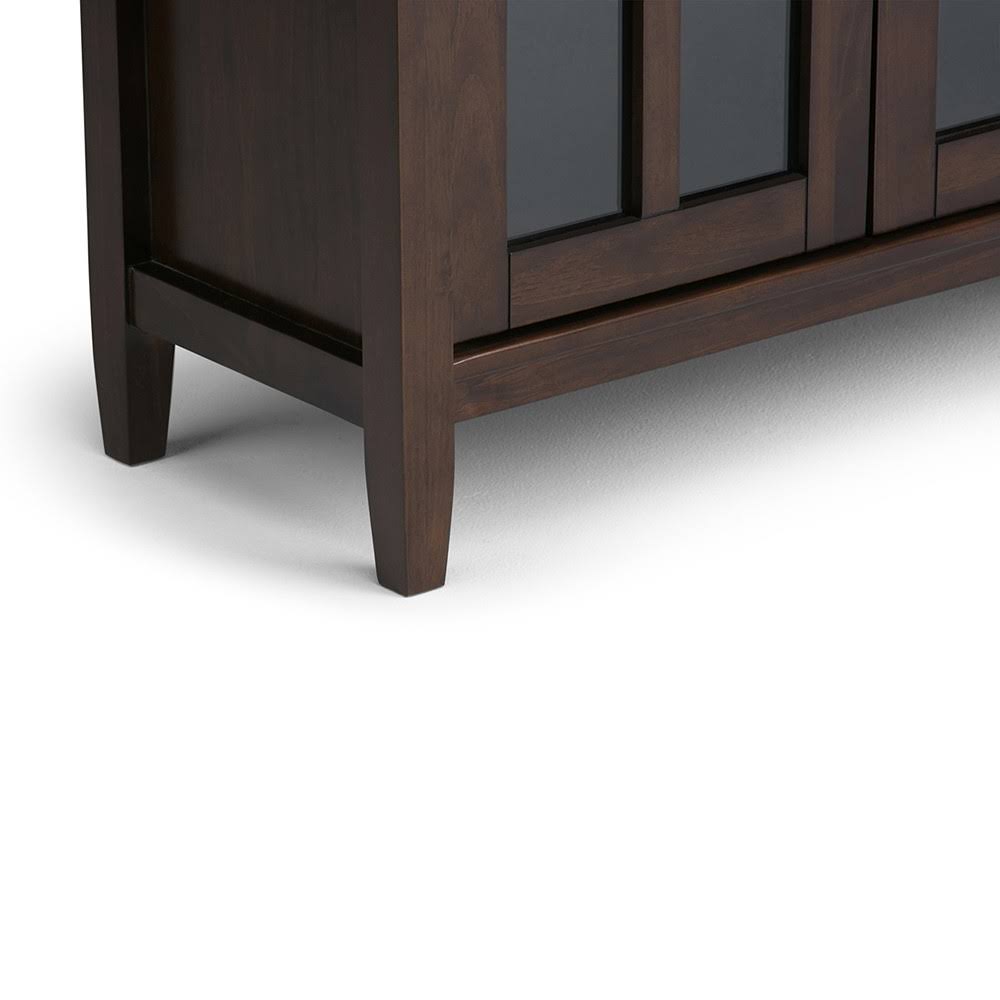Distressed Brown Low Storage Cabinet Y6487