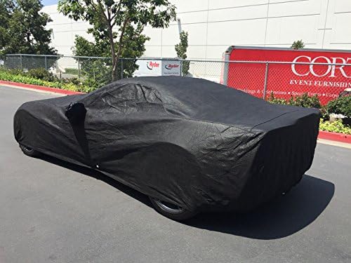 5 Layer Heavy Duty Waterproof Black Car Cover T2210