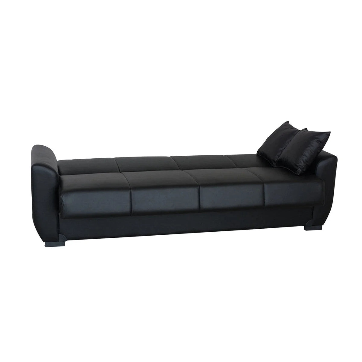 Black PU Leather Sofa Bed K205264