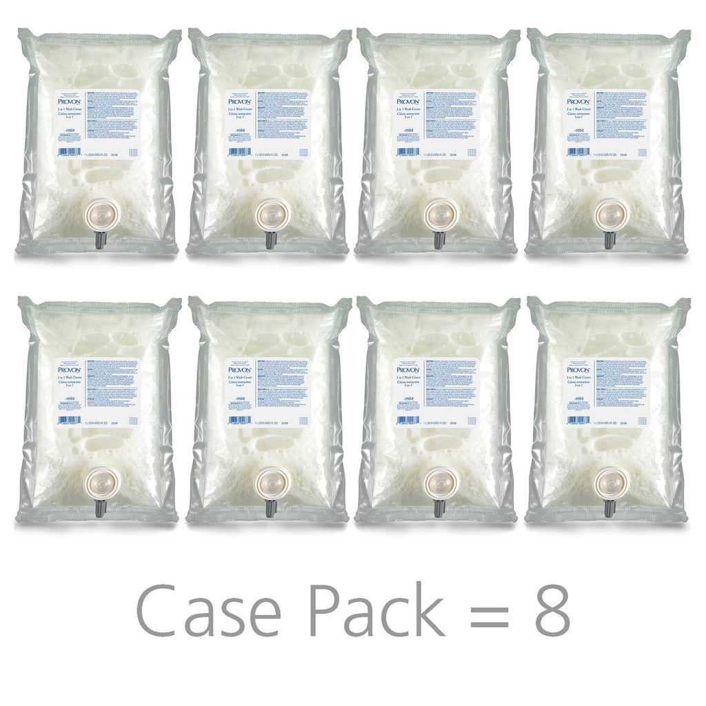3in1 Wash Cream, 1000 ml (Case of 8) U9370