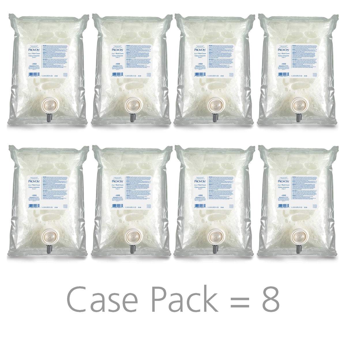 3in1 Wash Cream, 1000 ml (Case of 8) U9370