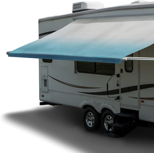 14' Tan/Camel Fade Premium Vinyl RV Awning Fabric Replacement F280523