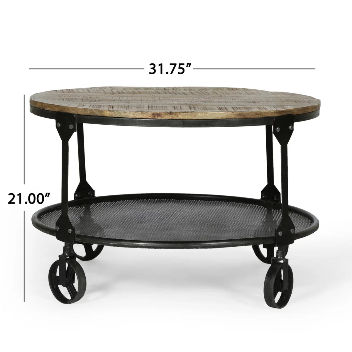 Handcrafted Mango Wood Coffee Table W56064
