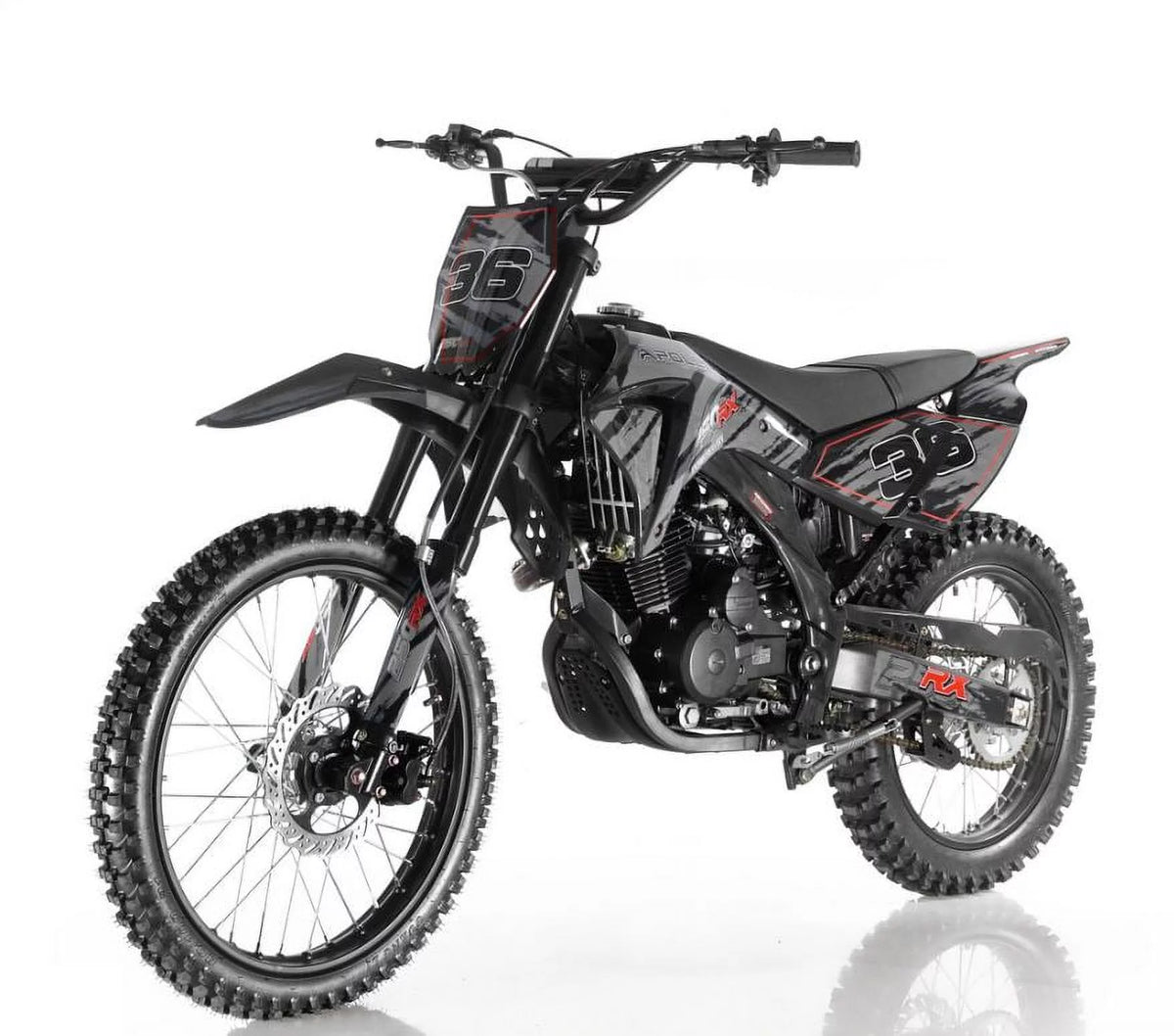 Black 250CC Manual Clutch Dirt Bike G85095