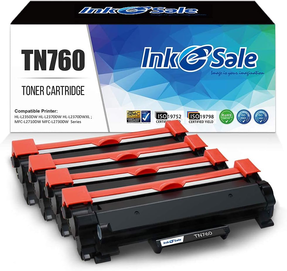 4 Pack Black Toner Cartridge D964