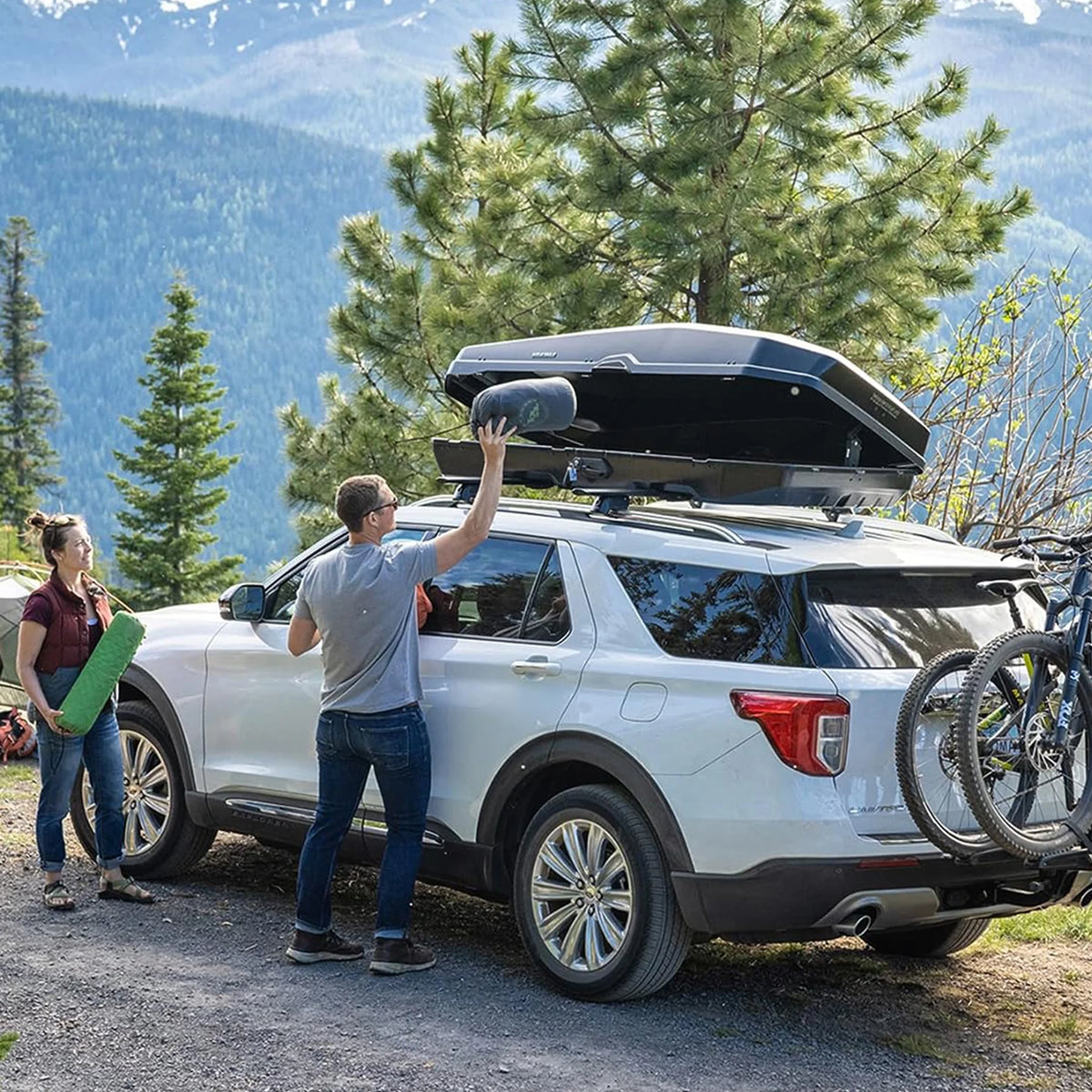Black Rooftop Cargo Carrier Box S276