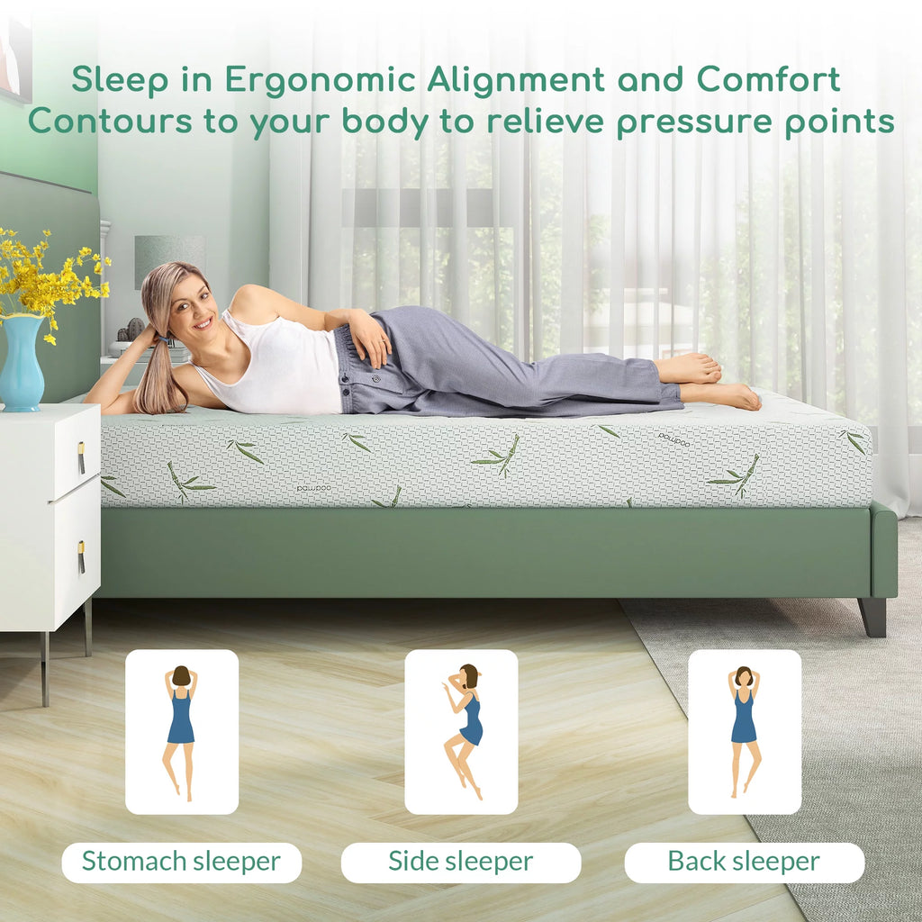 6 inch Memory Foam Twin Mattress M9651