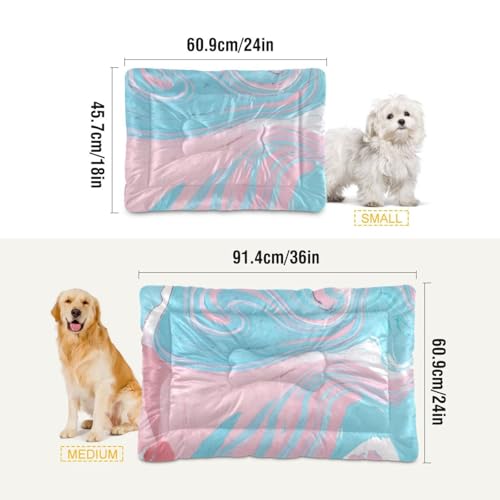 Snowflakes Pet Bed Washable Dog Crate Cushion 36x24inch Q567375