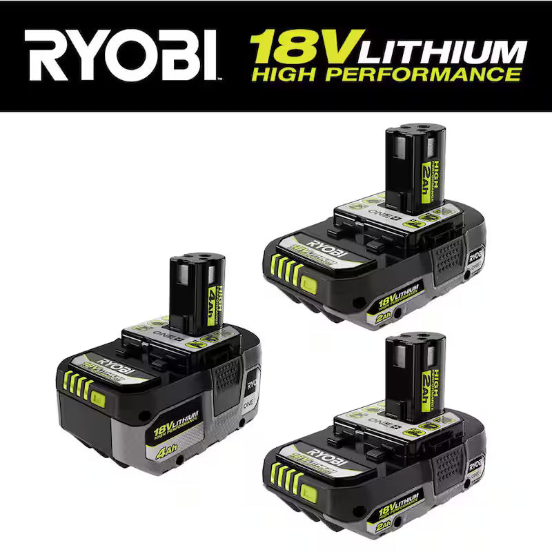 18V Lithium-Ion 4.0 Ah Battery with (2) 2.0 Ah Batteries Z213750