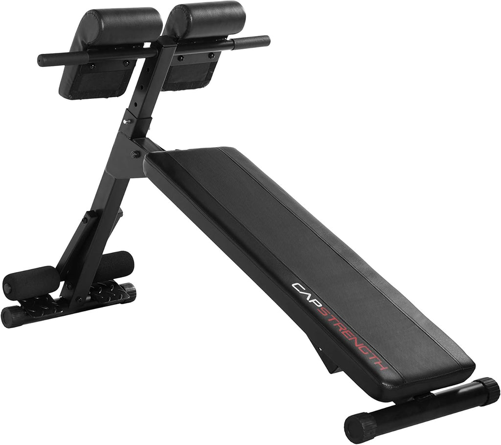 Black Hyperextension Ab Bench R6500