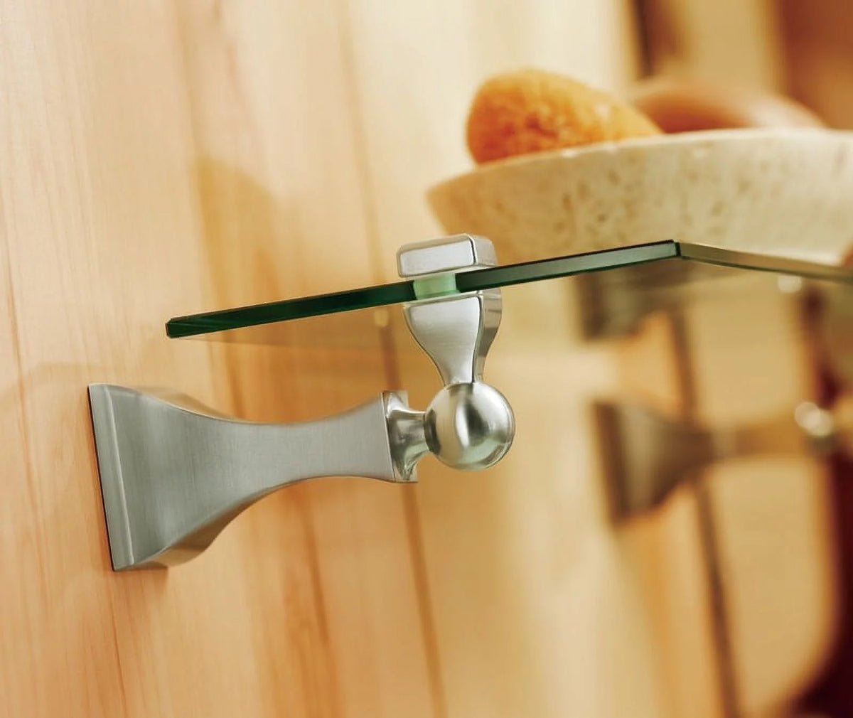 Brushed Nickel Vanity Shelf V500629