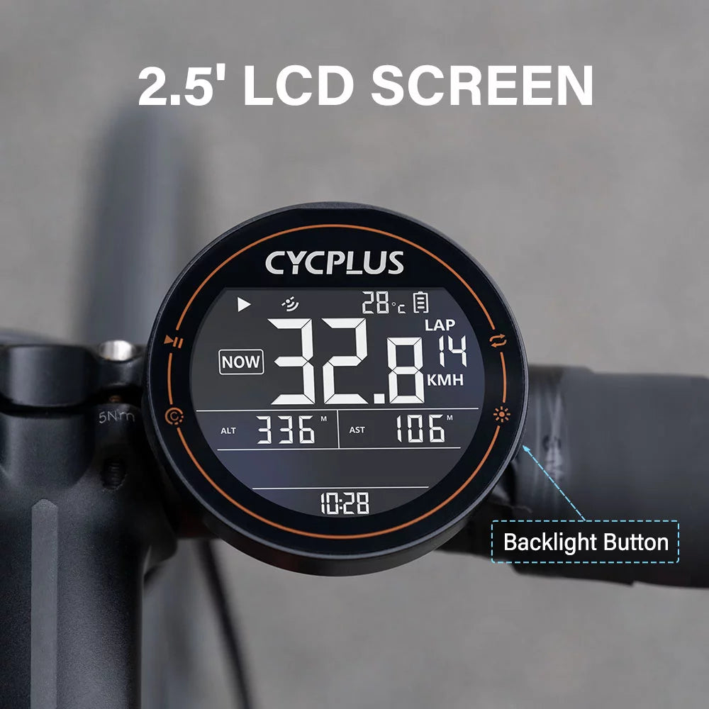 Wireless Bike Computer Speedometer Waterproof with Cadence Sensor Heart Rate Monitor B891416