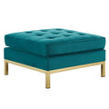 Velvet Ottoman F2128