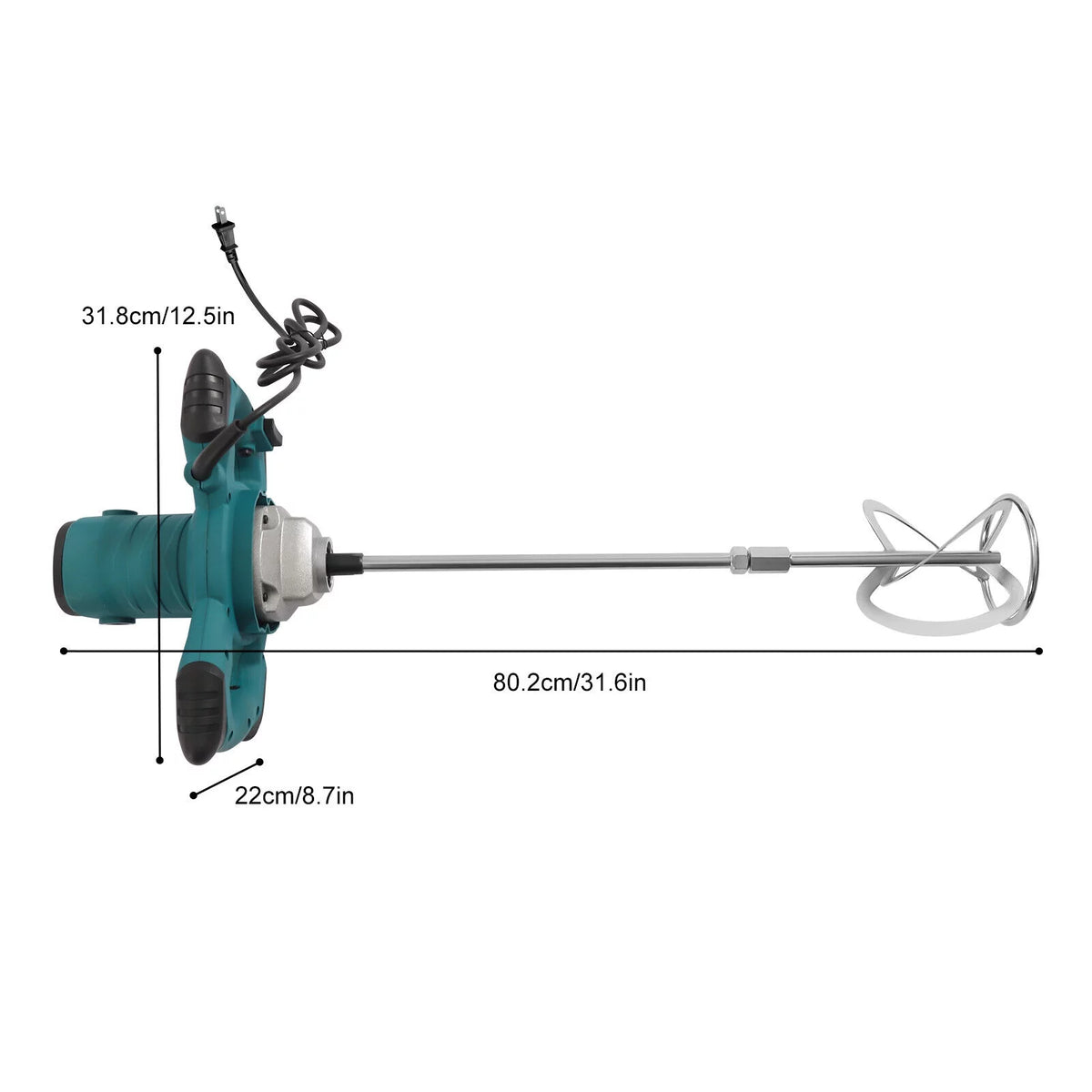 2100W Electric Cement Mixer S404736