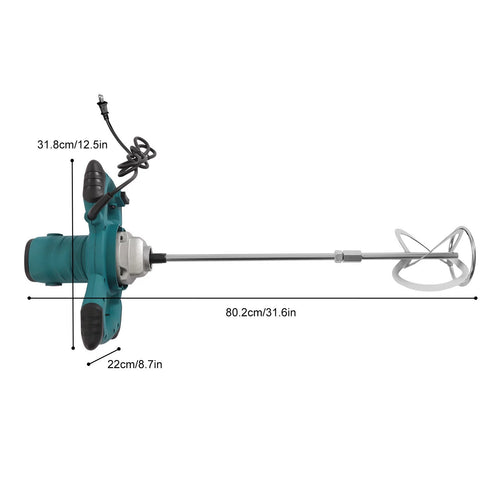 2100W Electric Cement Mixer S404736
