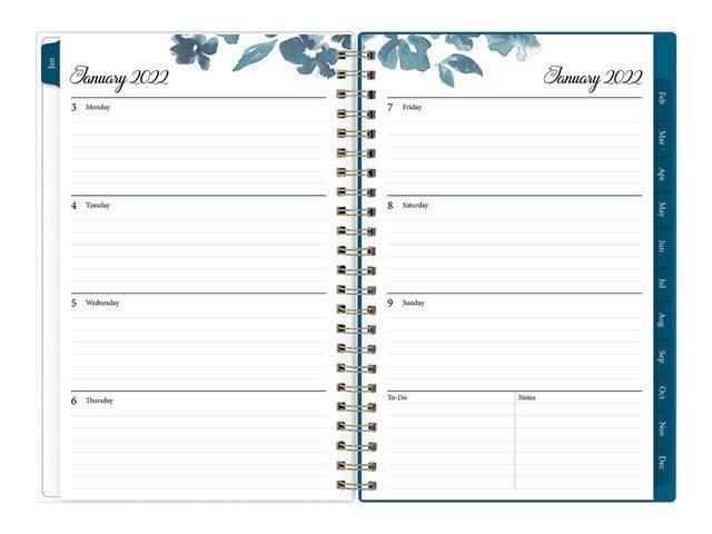 Blue Weekly/Monthly Planner E339908
