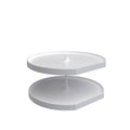 White Polymer 2-Shelf Lazy Susan Z706028