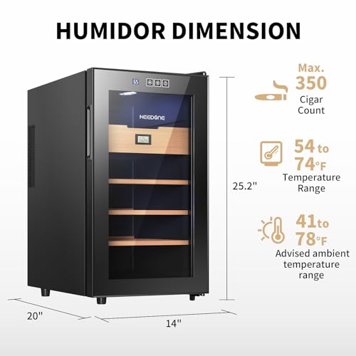 48L Electric Cooler Cabinet with Spanish Cedar Wood Shelves J494928