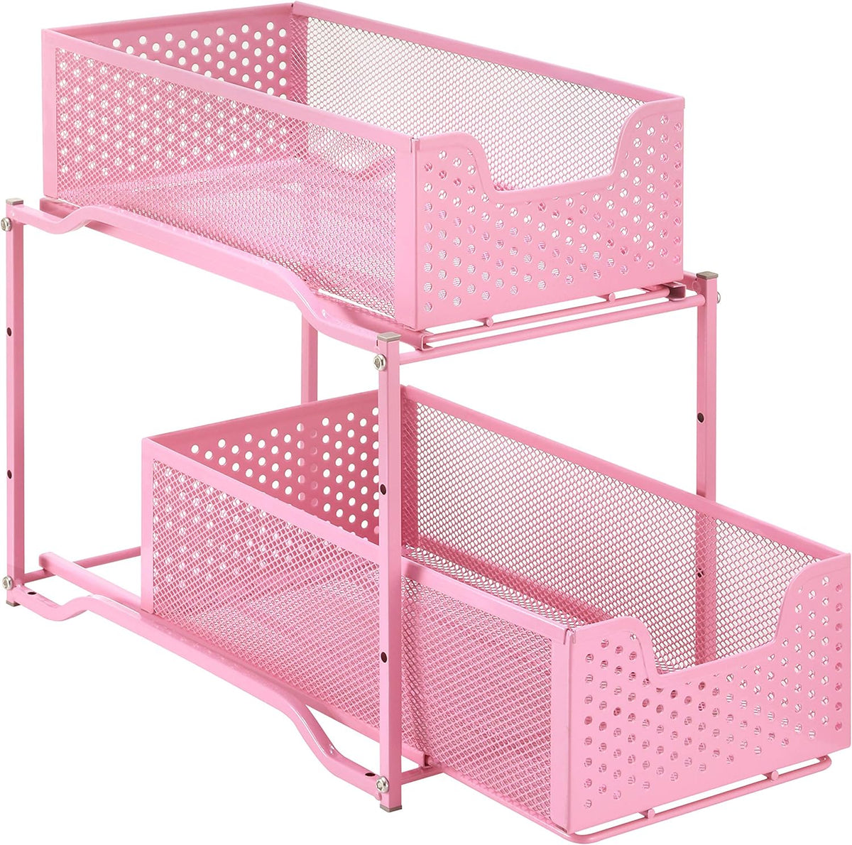 Bronze Stackable 2-Tier Under Sink Cabinet Organizer with Sliding Storage Drawer P744