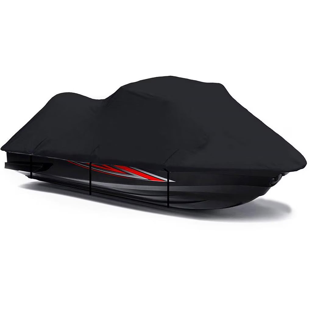 Black Jet Ski Cover for Sea Doo PWC 2000 2001 2002 2 Seater O414